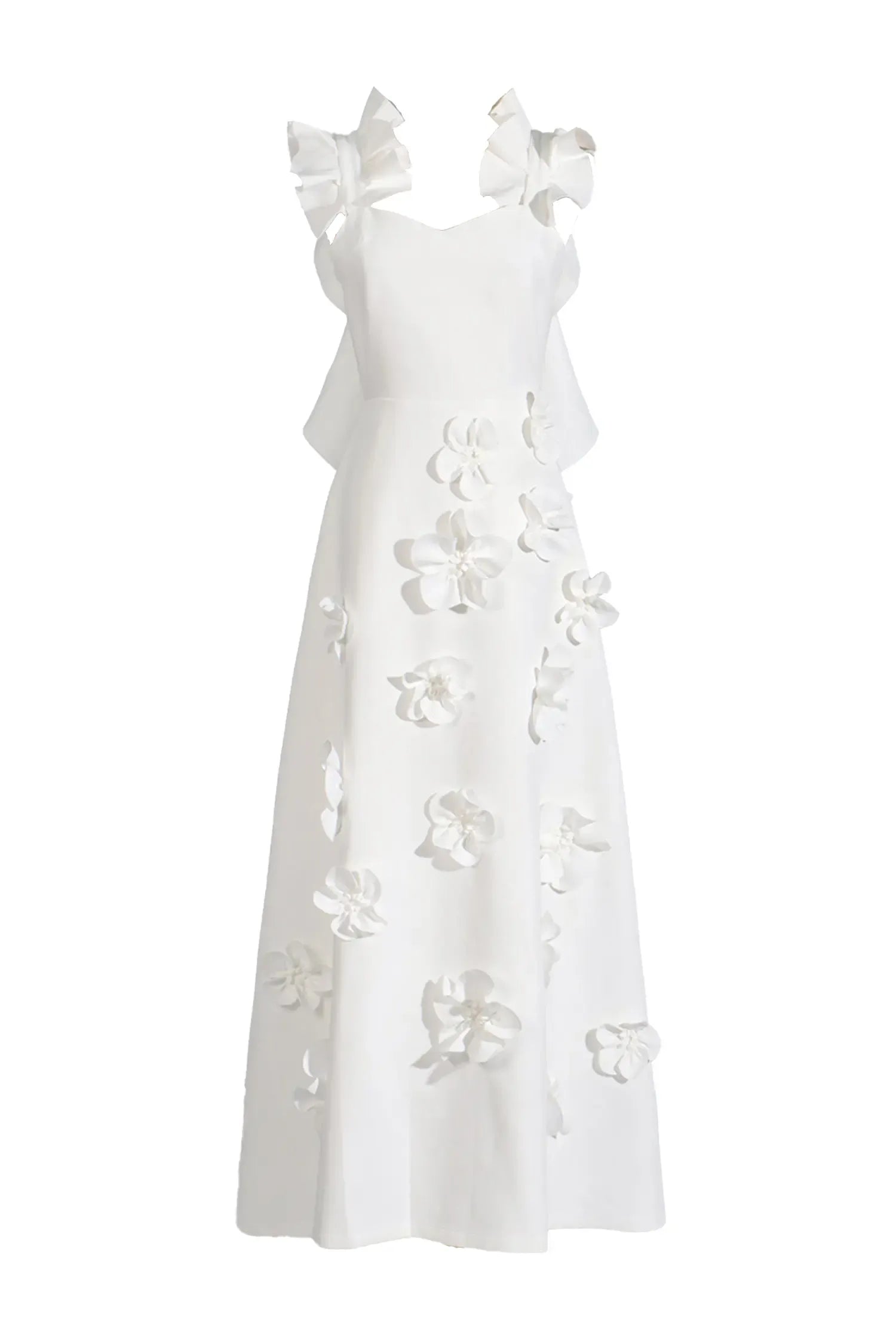 Ansel White Flower Slip Dress