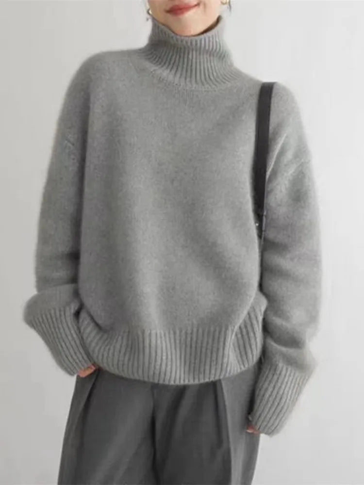 RILEY | WOOL TURTLENECK SWEATER