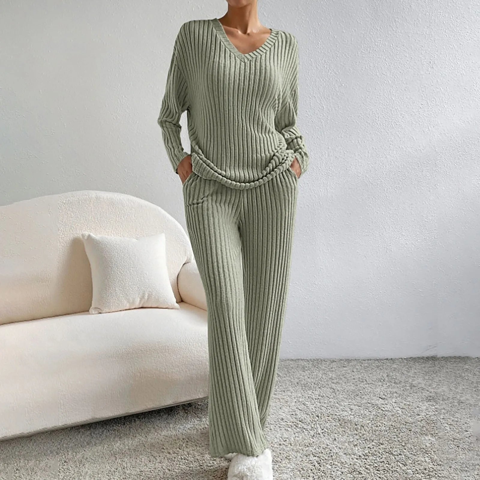 Esra™ Knitwear Two-Piece Set