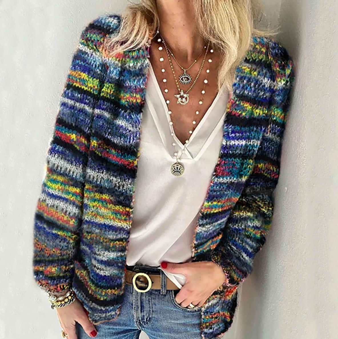 MARY | STRIPED CARDIGAN