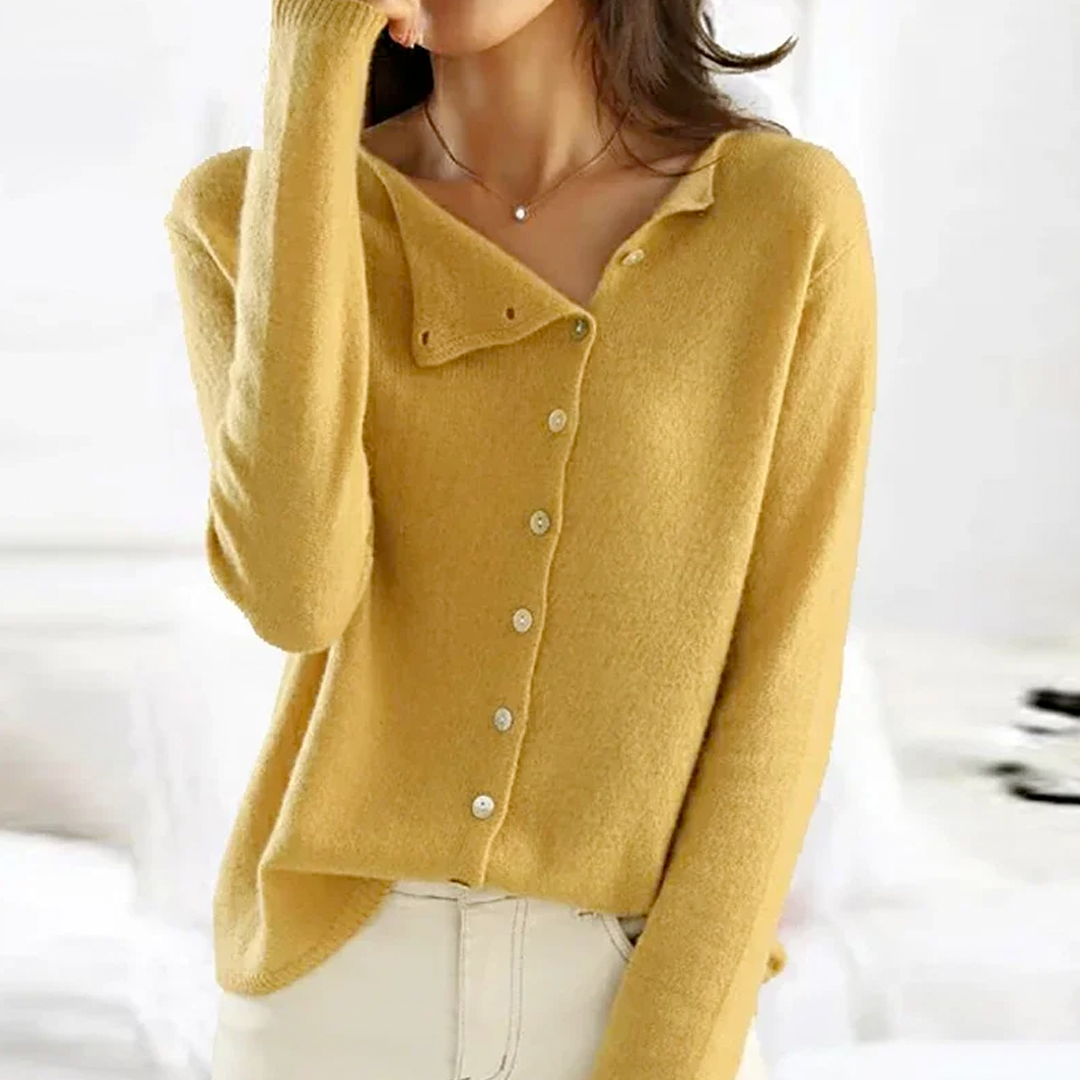 Alfonsa - Elegant Cashmere Cardigan