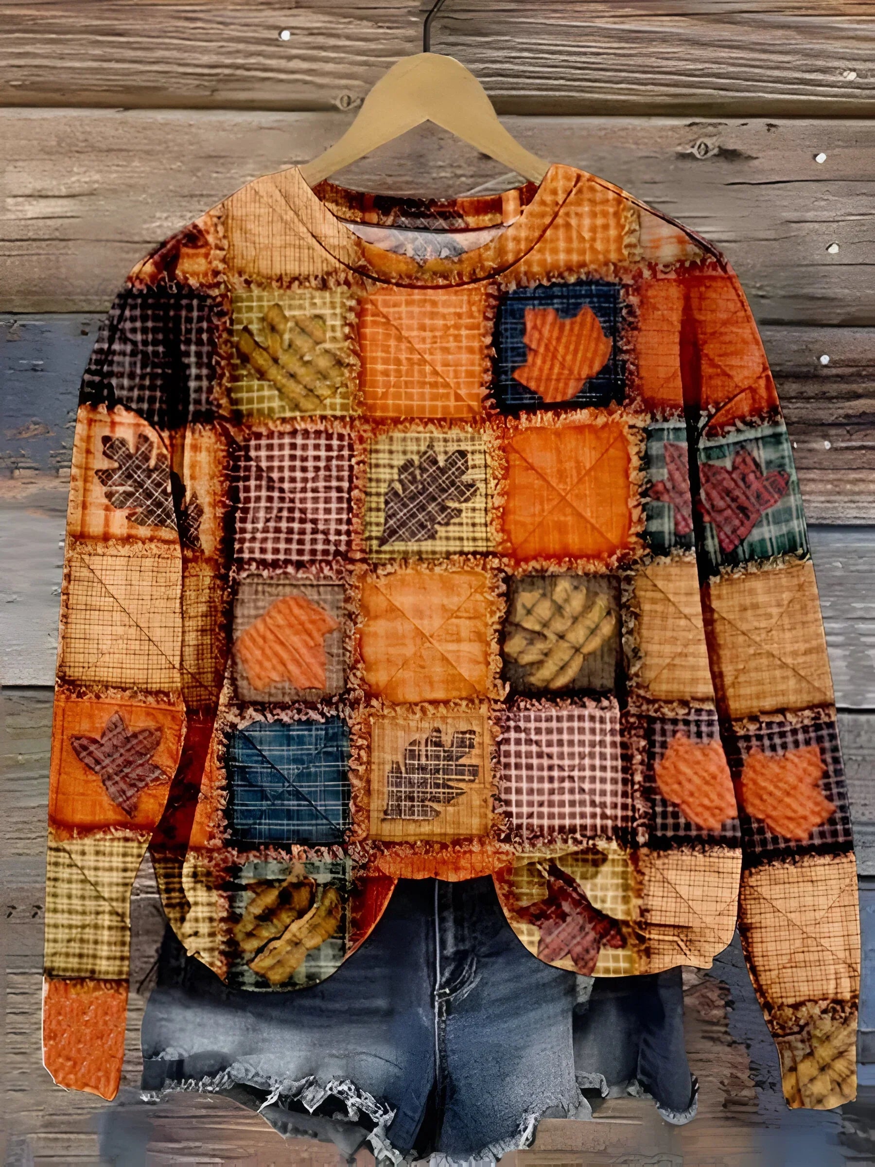 Evelien | Patchwork-Pullover